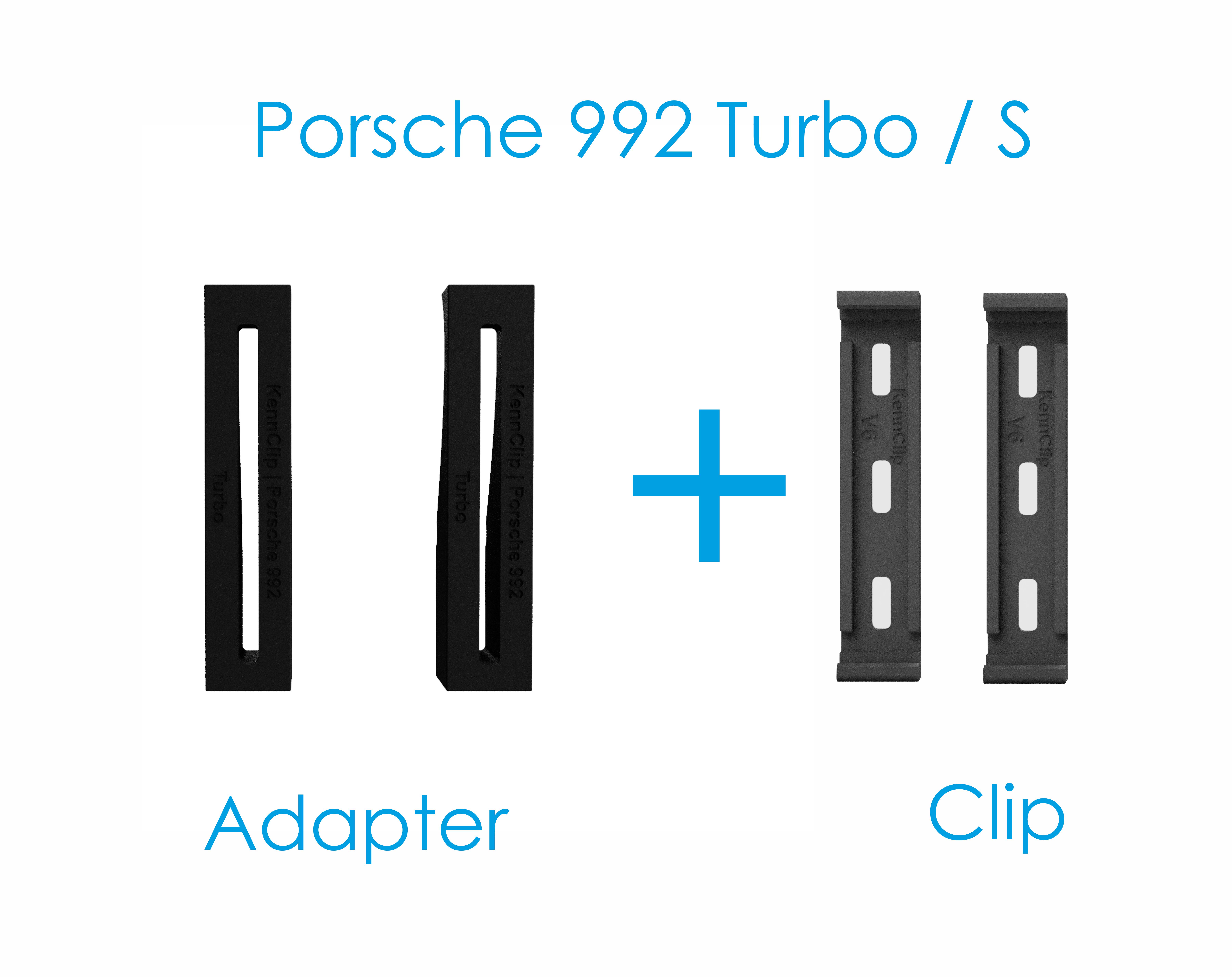 Porsche 911 | 992 Kennzeichen Adapter