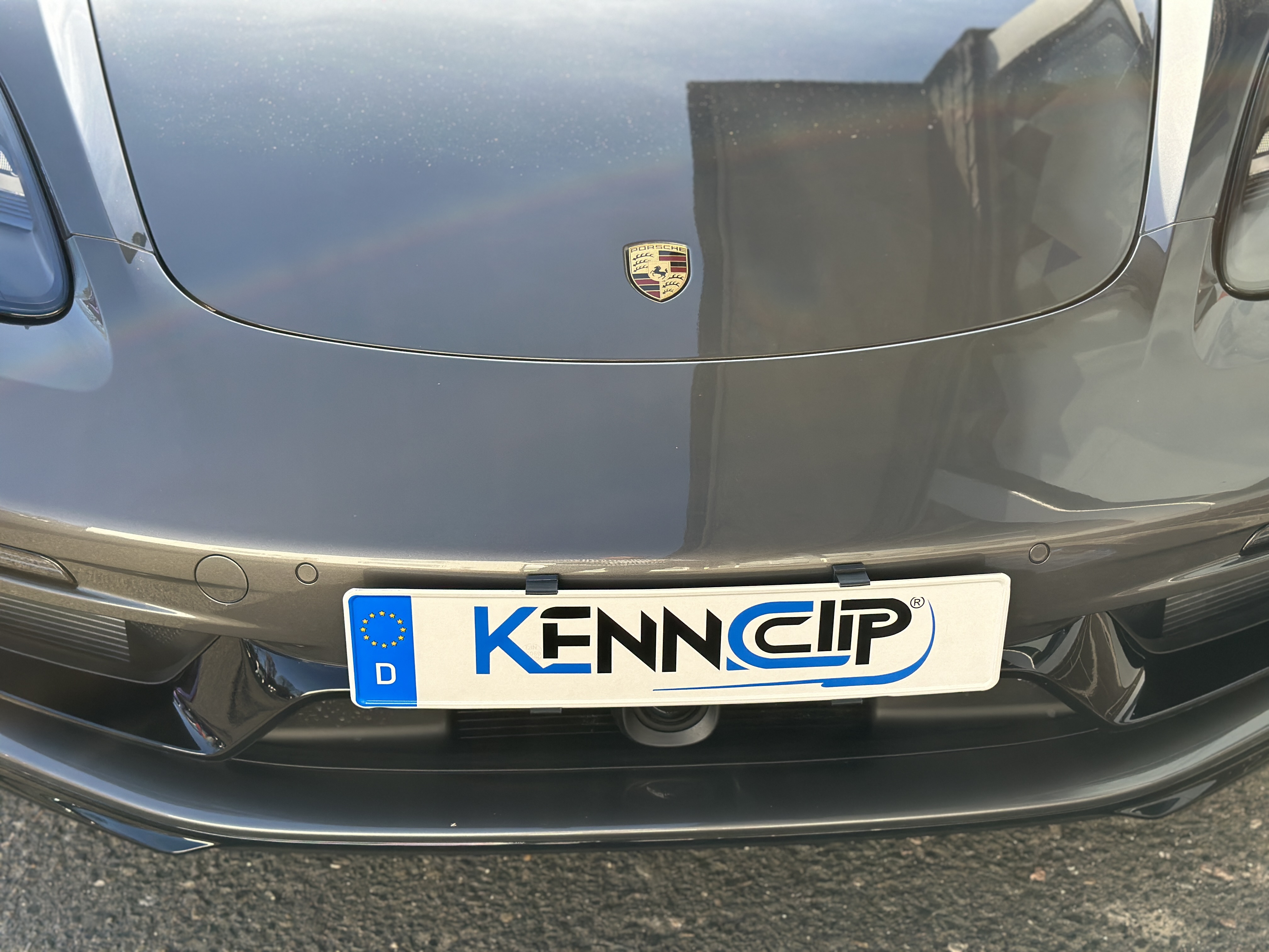 Porsche 718 Kennzeichen Adapter