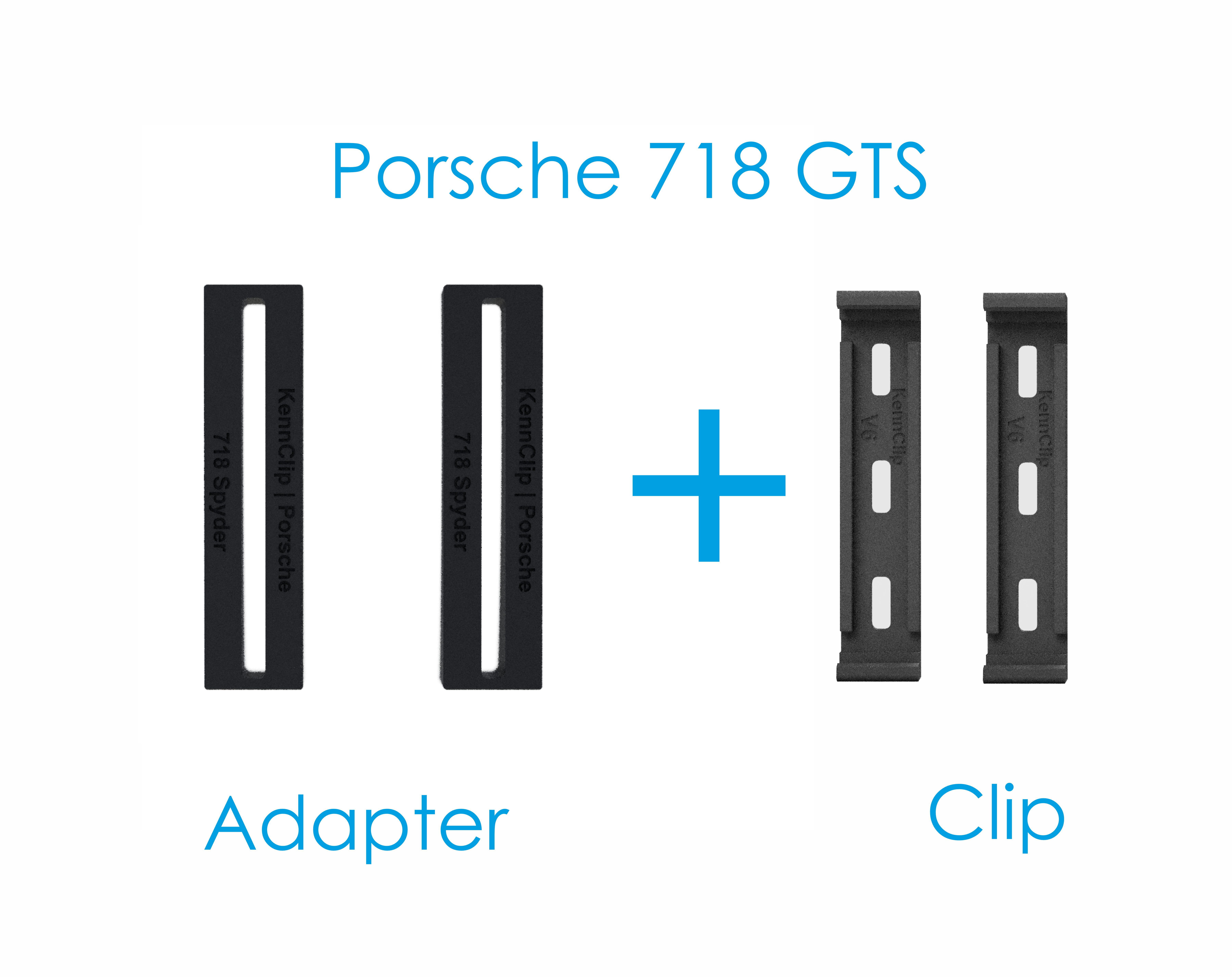 Porsche 718 Kennzeichen Adapter