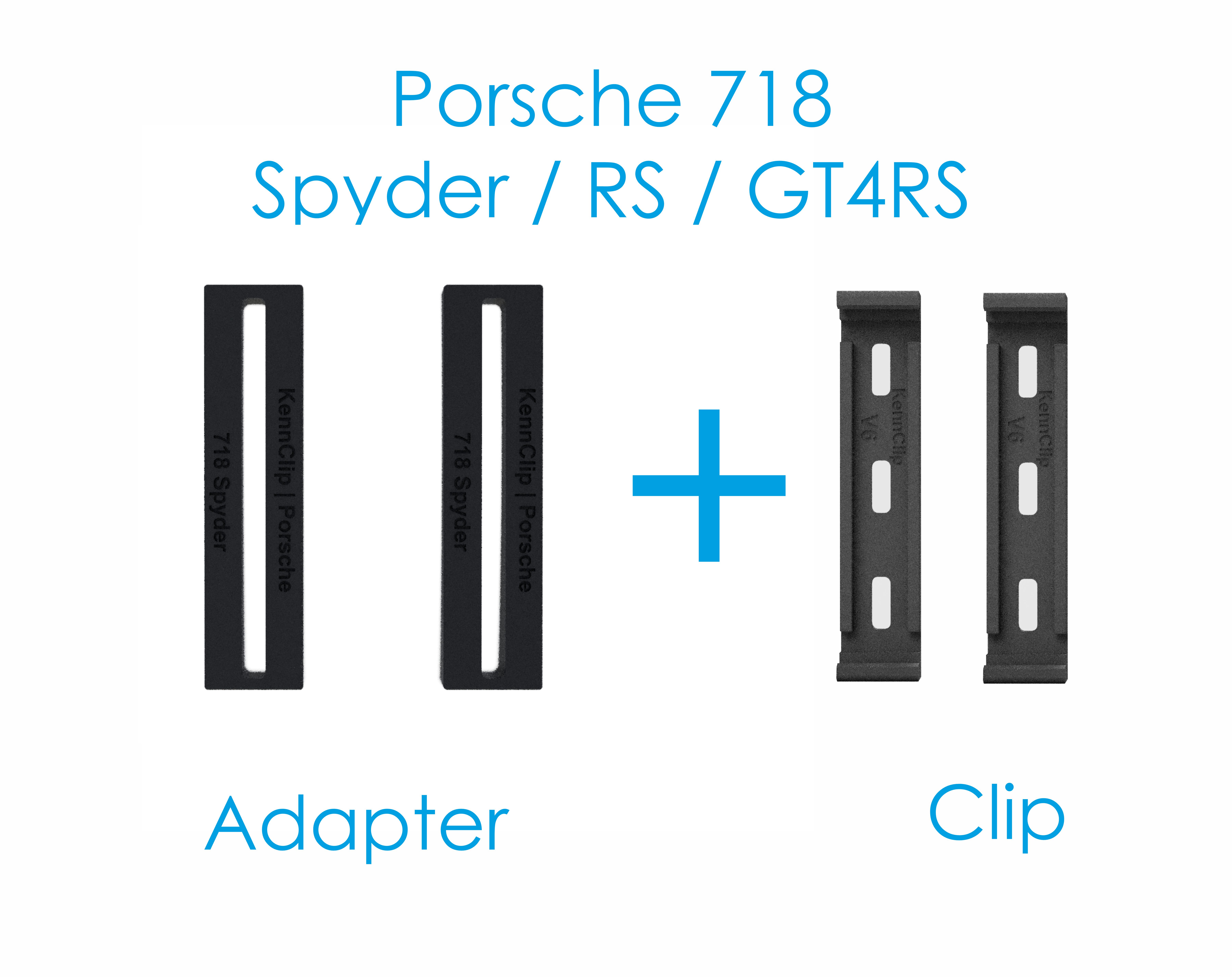 Porsche 718 Kennzeichen Adapter